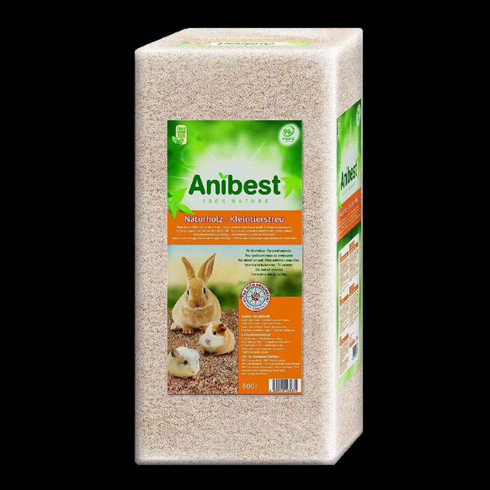 Anibest Naturholz Kleintierstreu Liter Kg