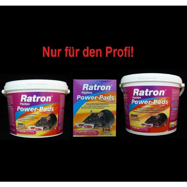 Compo Rattengift Compo Cumarax Ratten-Köder, Getreidepads, Fraßköder für  Köderboxen, 20 Beutel (200 g)