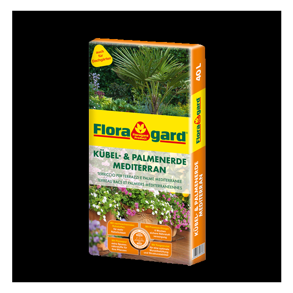 Floragard Kübel- & Palmenerde mediterran 40 L Kübelpflanzenerde