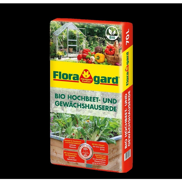 Floragard Bio Hochbeet- und Gewächshauserde 70 L