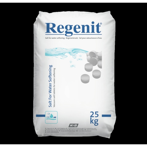 K+S (Esco) REGENIT Siedesalz-Tabletten 25 kg Regeneriersalz