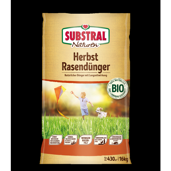 Substral Naturen Herbst Rasendünger Bio 16 kg