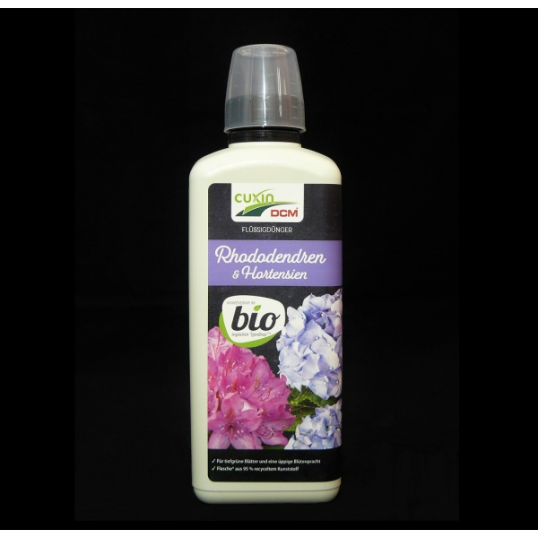 Cuxin DCM Flüssigdünger Rhododendren & Hortensien BIO 800 ml